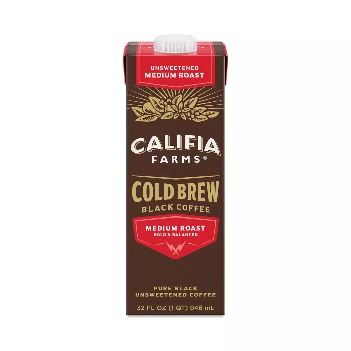 Califia Farms Medium Roast Cold Brew Black Coffee