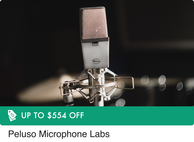Up To $554 Off Peluso Microphone Labs