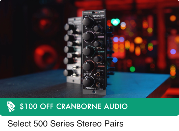$100 Off Select Cranborne Audio 500 Series Stereo Pairs