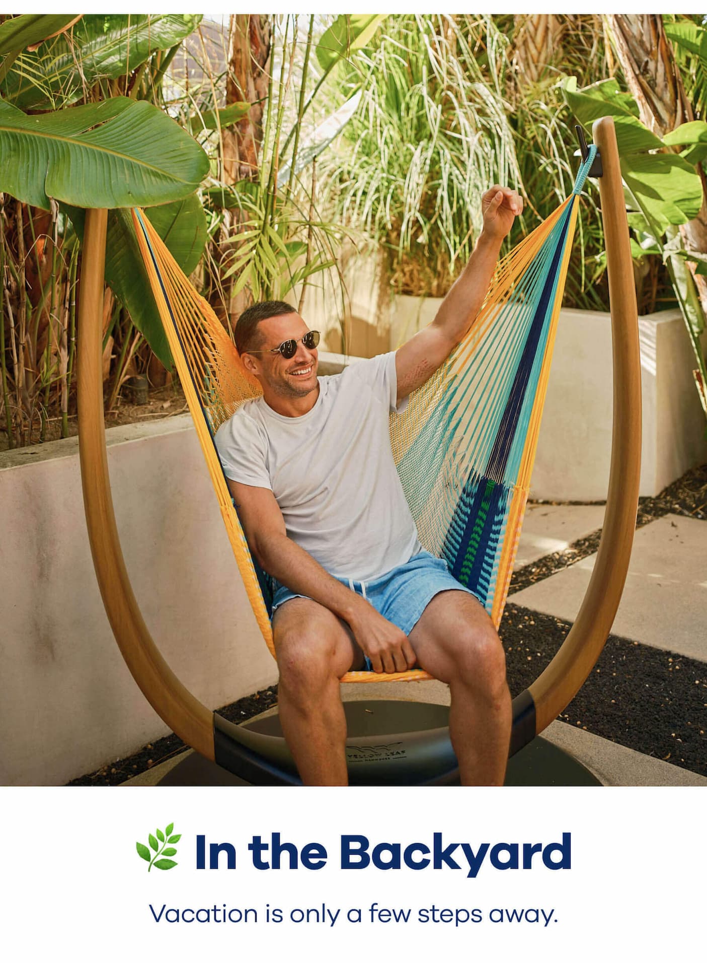 🌿 In the Backyard Vacation is only a few steps away.