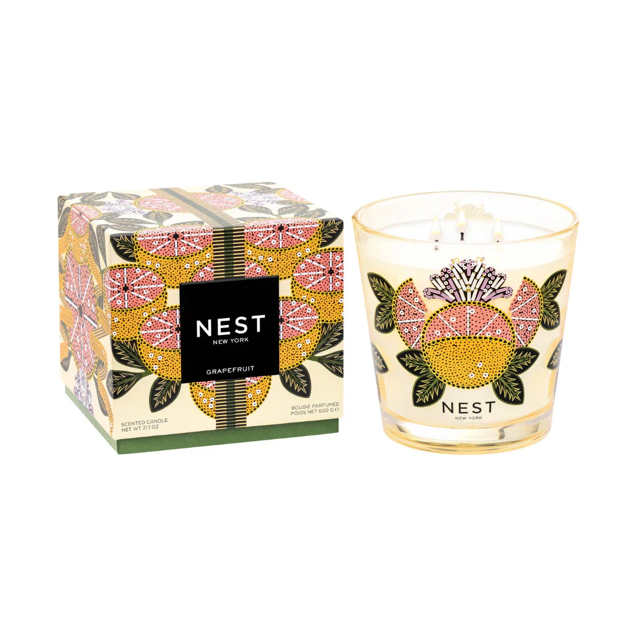 nest new york Grapefruit Decorative Candle