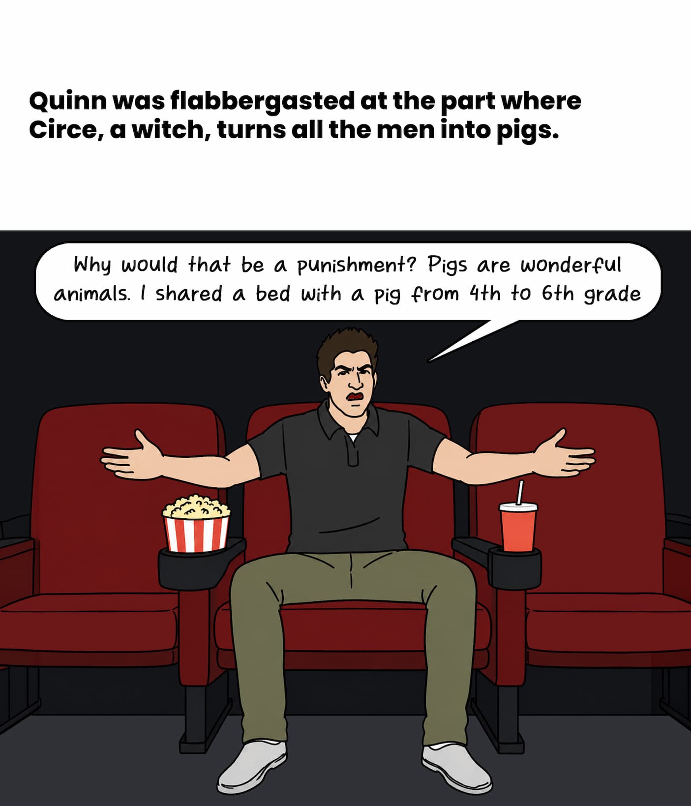 Quinn was flabbergasted