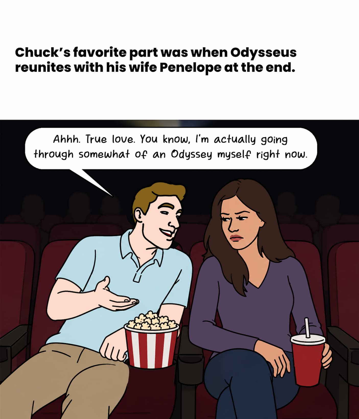 Chuck was a fan of the reunion at the end