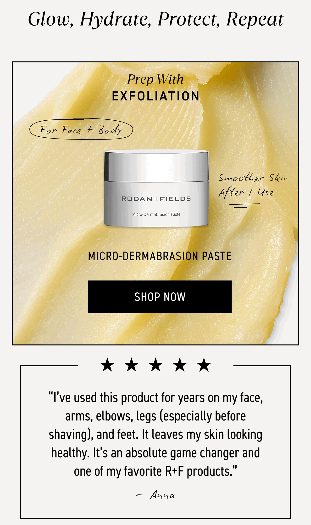 Shop MD Paste. Exfoliation Prep For Face, Body. Smoother Skin Experience.