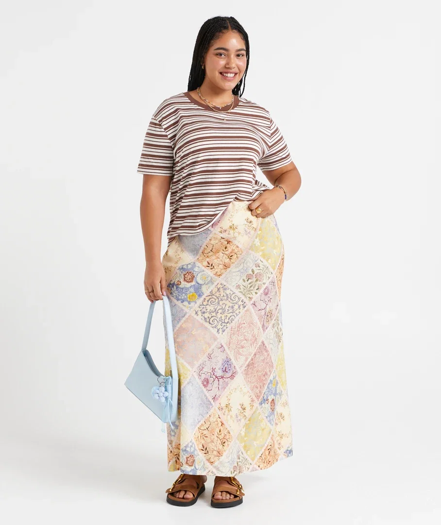 LOTTIE PRINTED MAXI SKIRT
