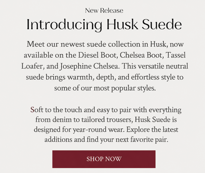 New Suede Arrivals