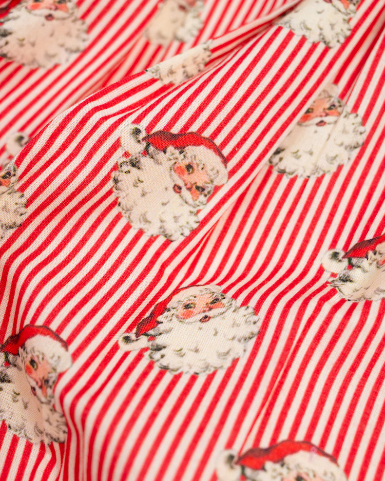Striped Vintage Santa Collection