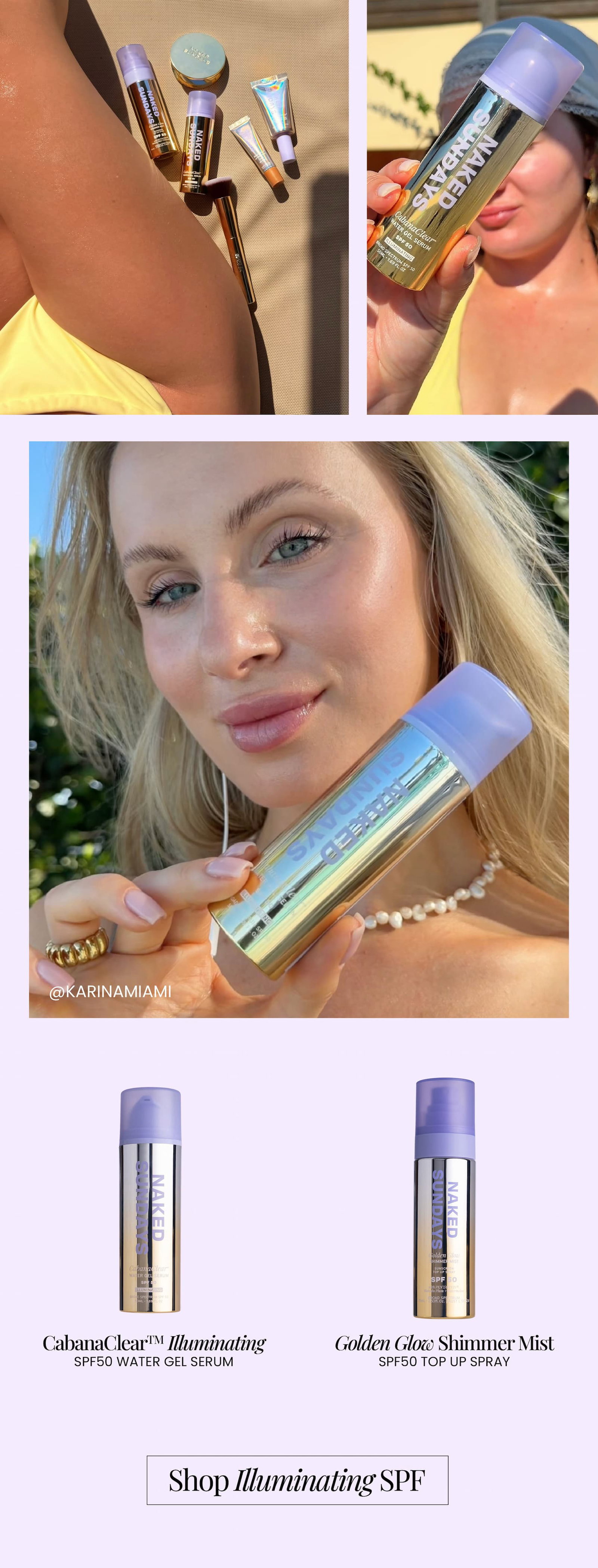 Shop illuminating SPF