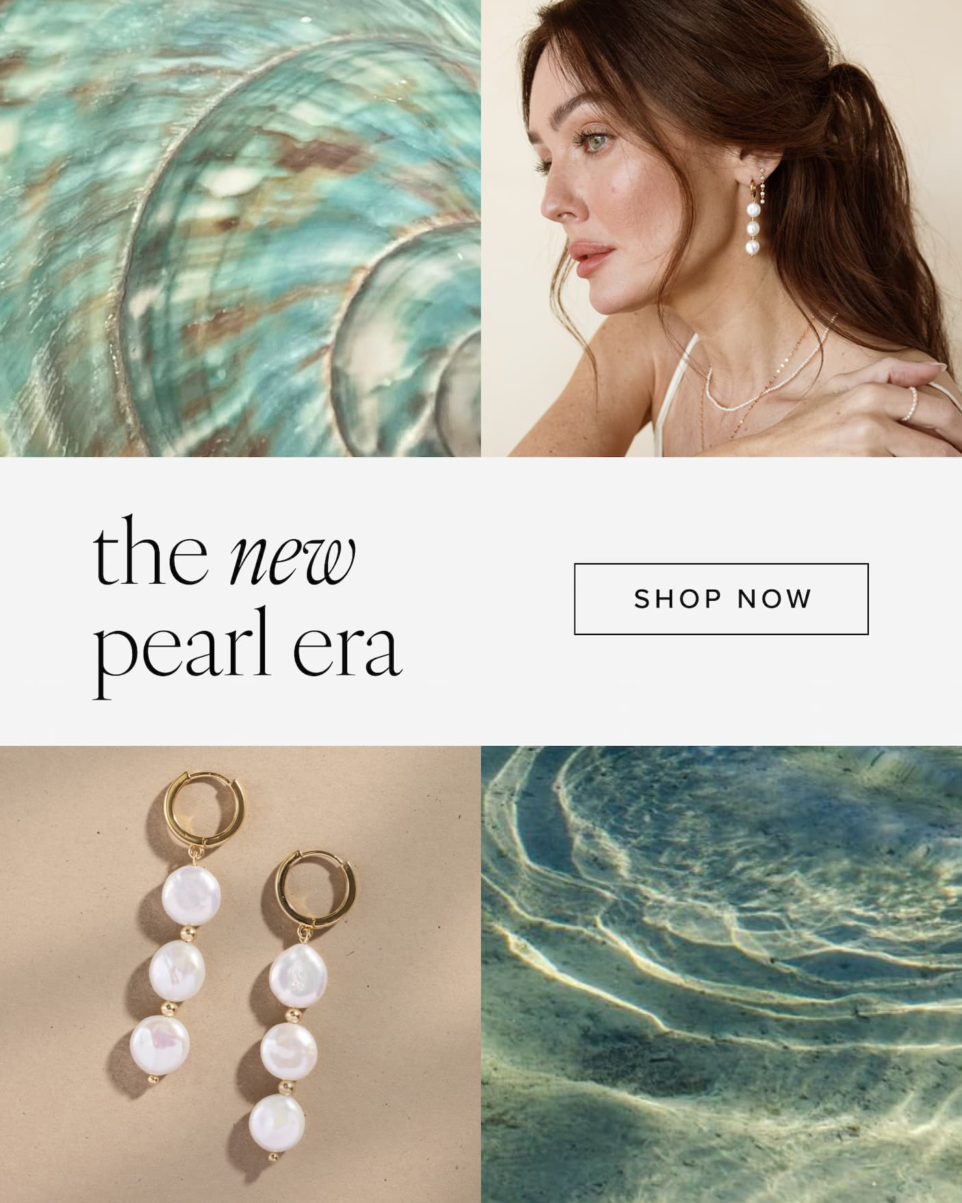 The new pearl era with Laurel Pearl Drop earrings