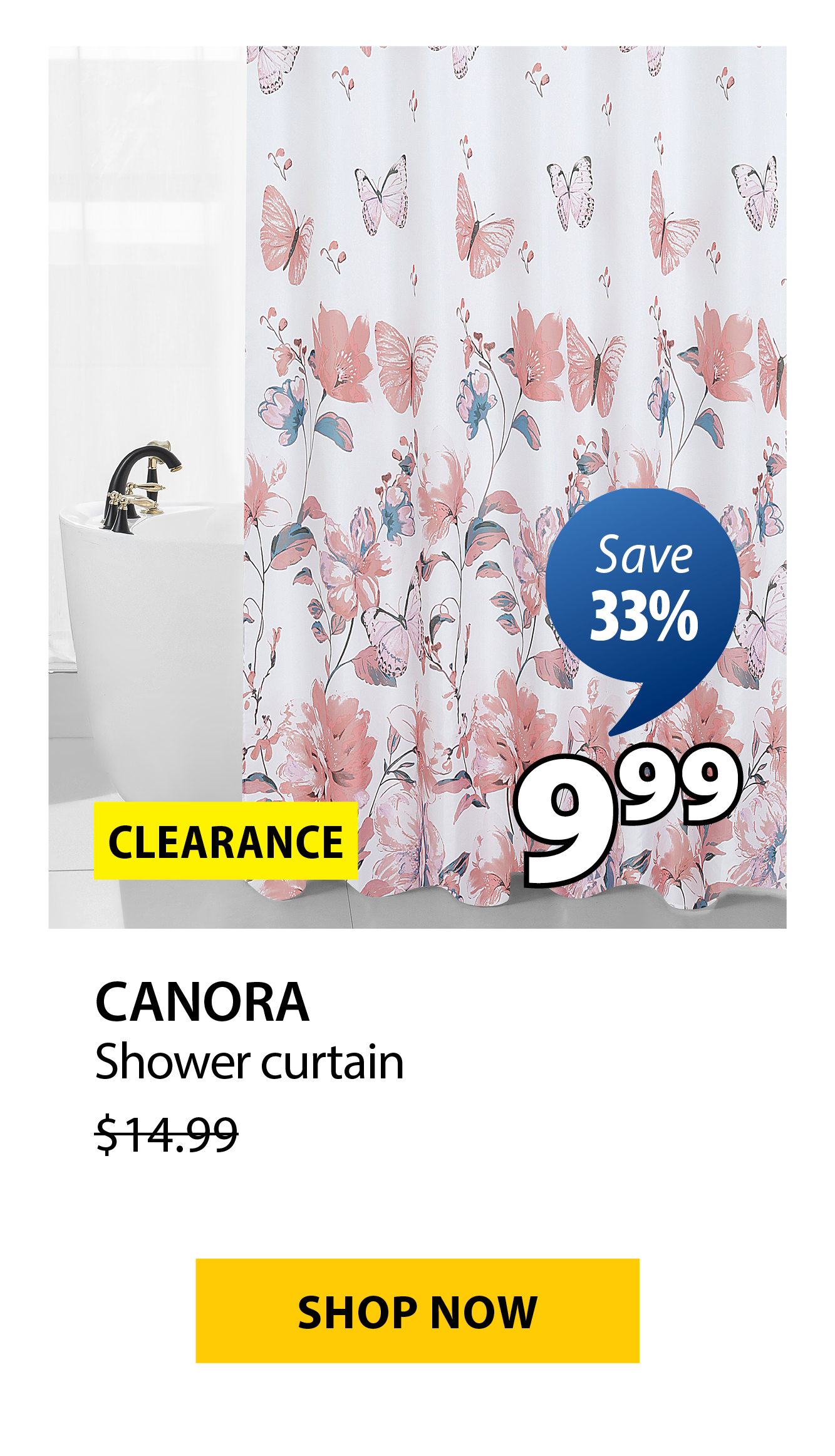 CANORA Shower curtain | Save 33%