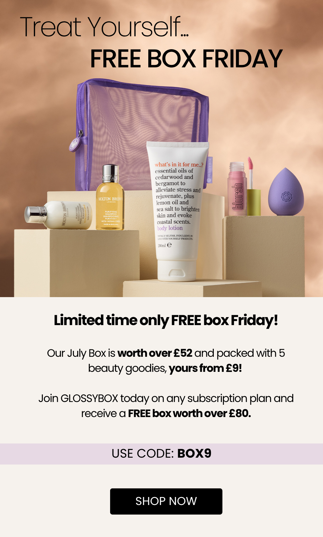 Use Code: BOX10