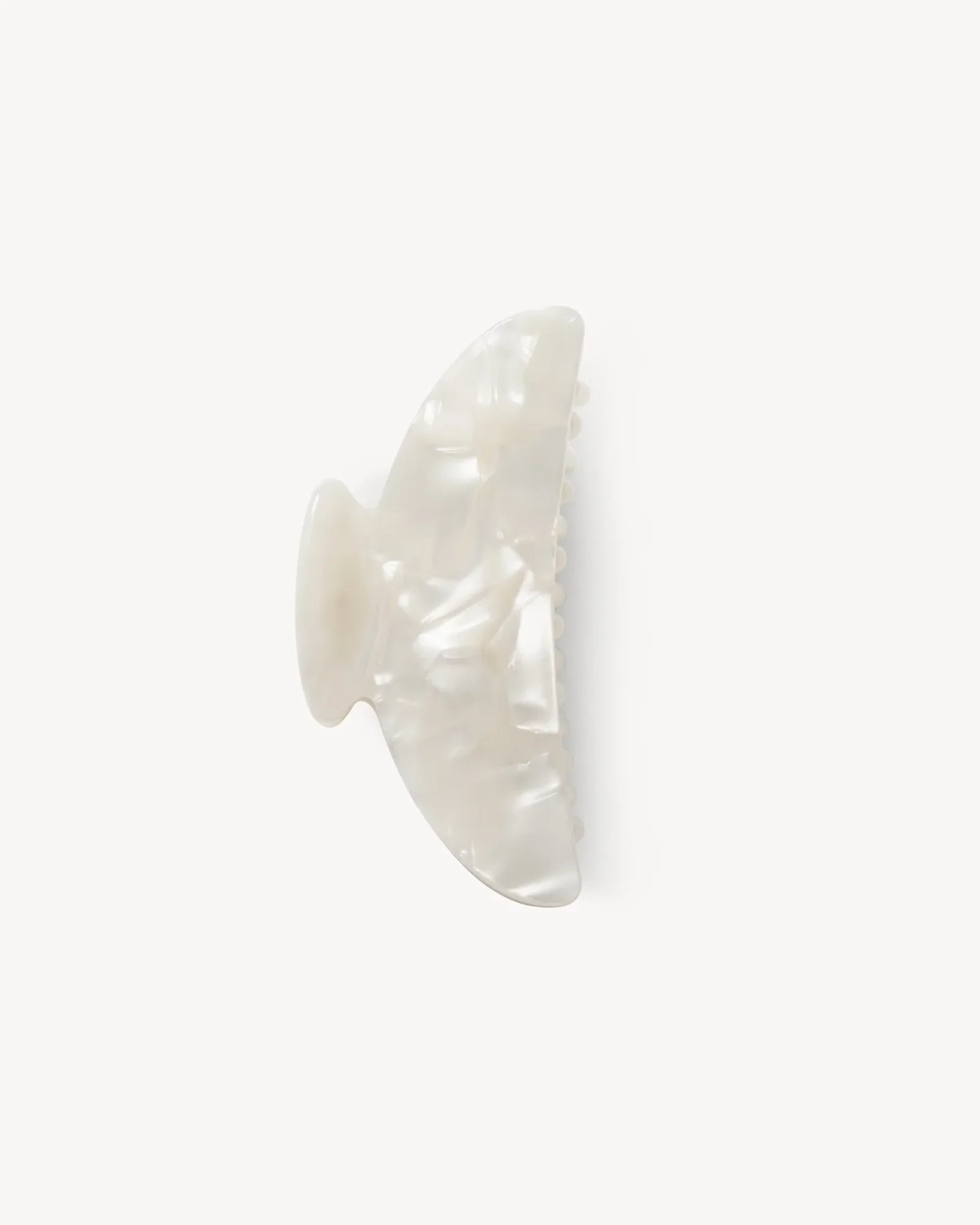 Image of Midi Heirloom Claw in White Shell