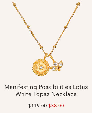Manifesting Possibilities Lotus Necklace