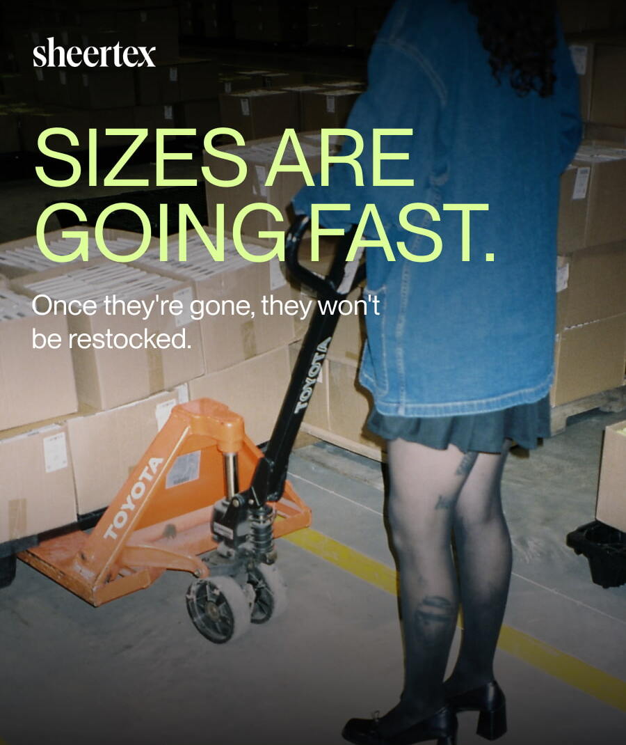 SIZES ARE GOING FAST