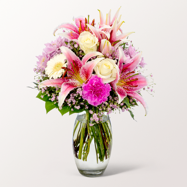 Ein Farberlebnis der besonderen Art. Blumengruß Glücksmoment mit 2 Gratis-Geschenken für 35,99 €