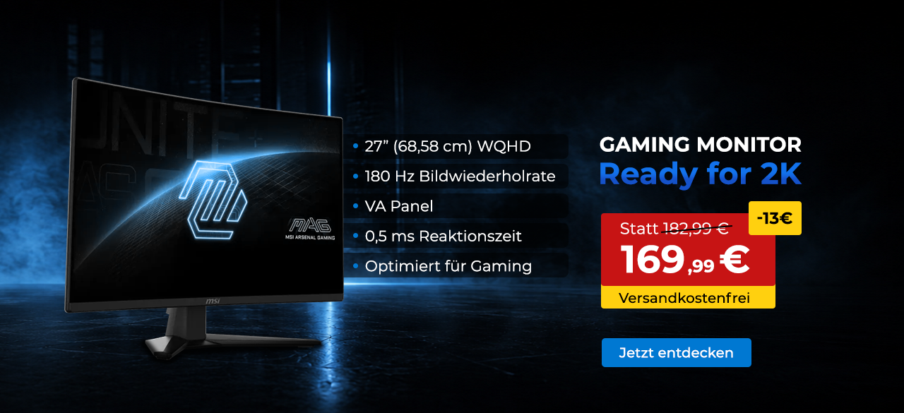 Gaming Monitor Ready for Full HD