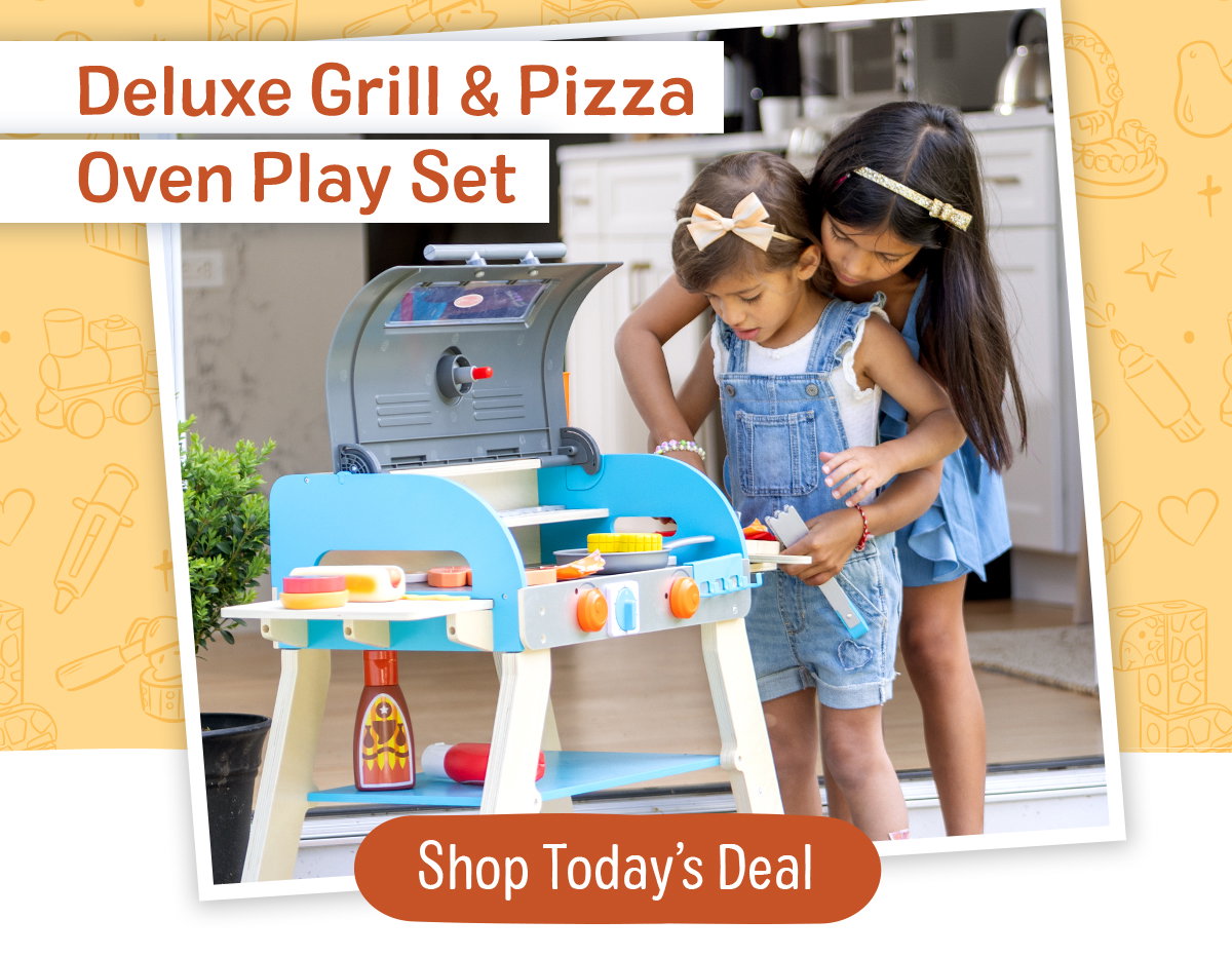 Deluxe Grill & Pizza Oven Play Set 