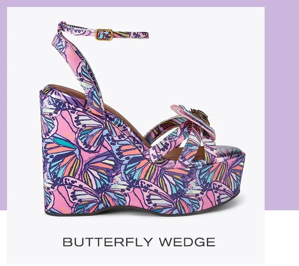 Butterfly Wedge Heel