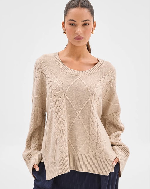 Lily Loves cable knit jumper
