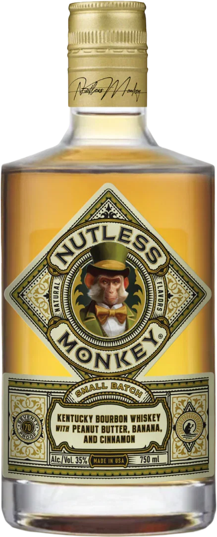 Image of Nutless Monkey Peanut Butter, Banana & Cinnamon Flavored Bourbon Whiskey