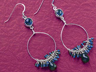 Make Iolite Earrings