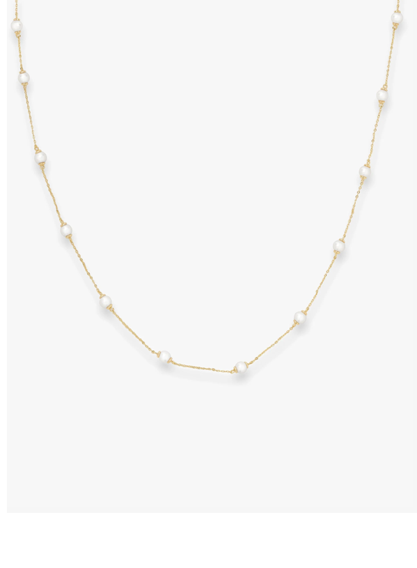 Perfect Pearl Infinity Necklace