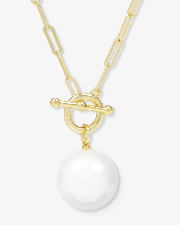 XL Life's a Ball Pearl Pendant Necklace