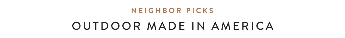 Outdoor Made in America