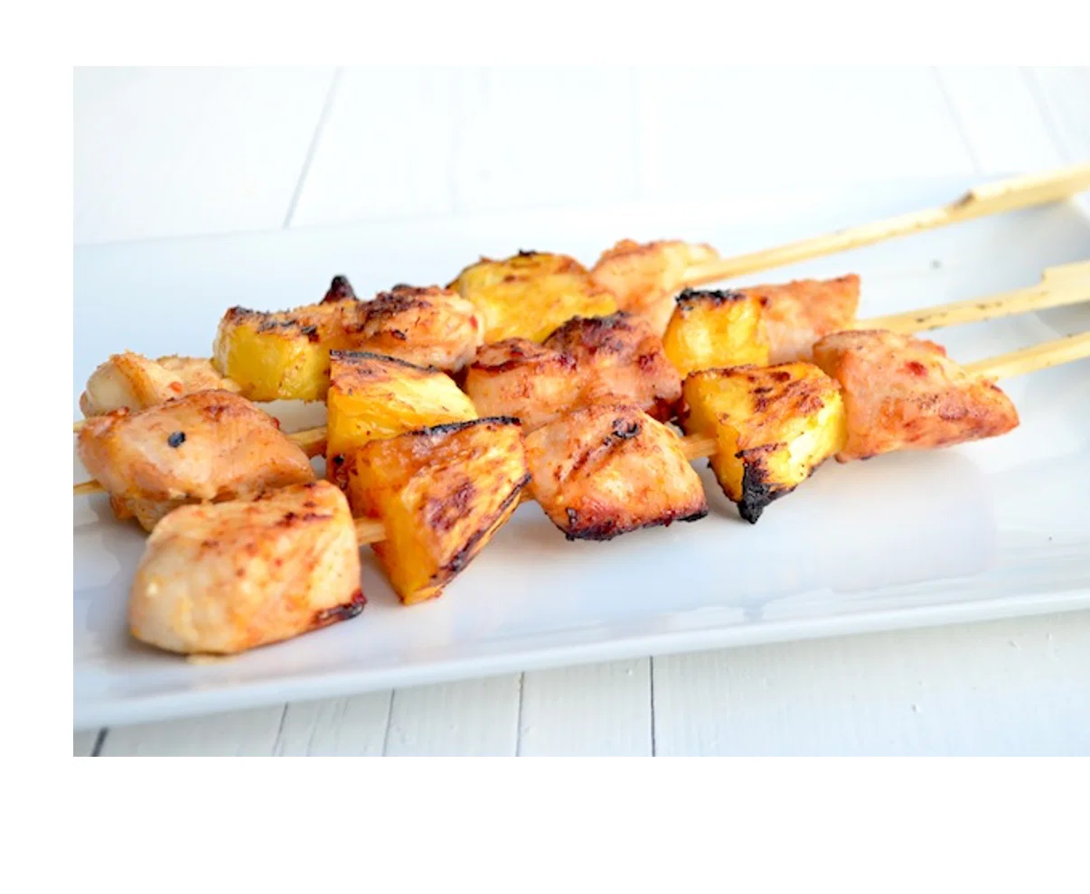 Gemarineerde kipspies met ananas 4×600 gram Halal | MegaFoodStunter