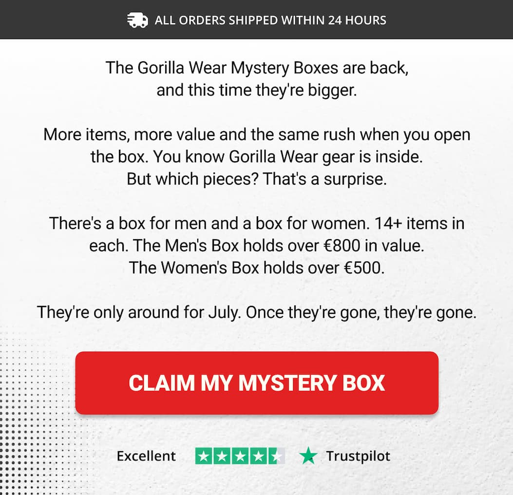 CLAIM MY MYSTERY BOX