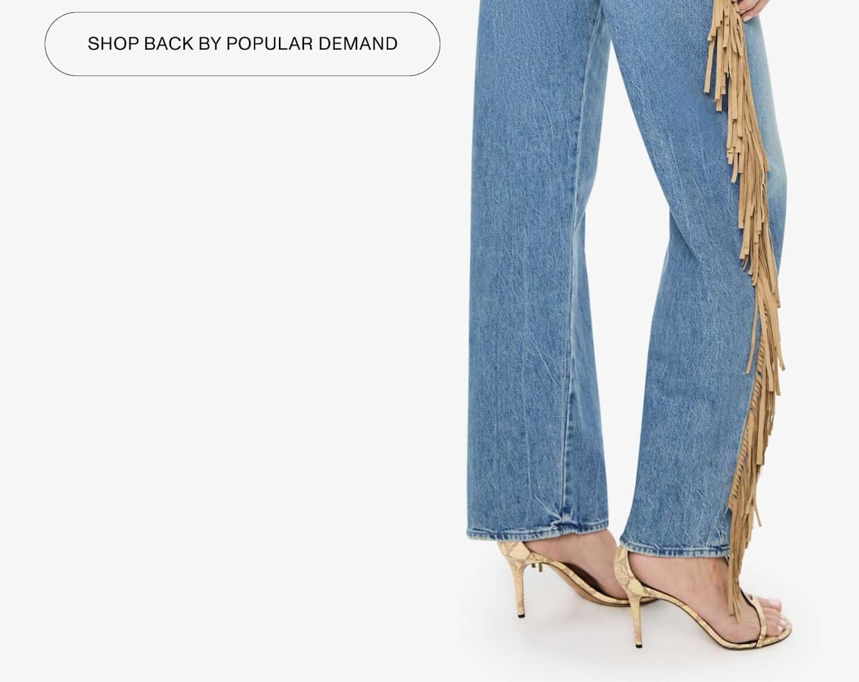 SHOP BACK BY POPULAR DEMAND