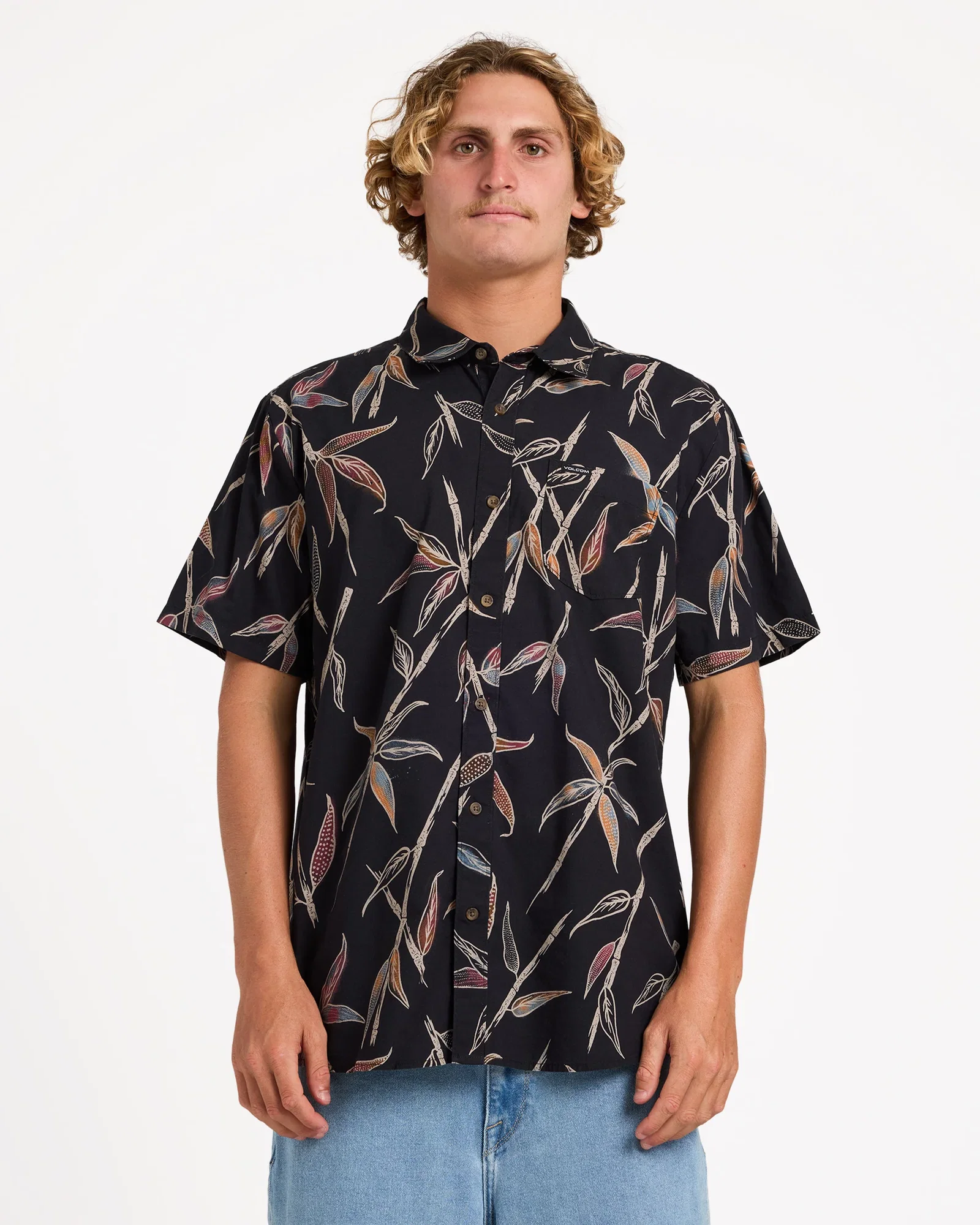 Mens Scaler Stone Woven Short Sleeve Shirt