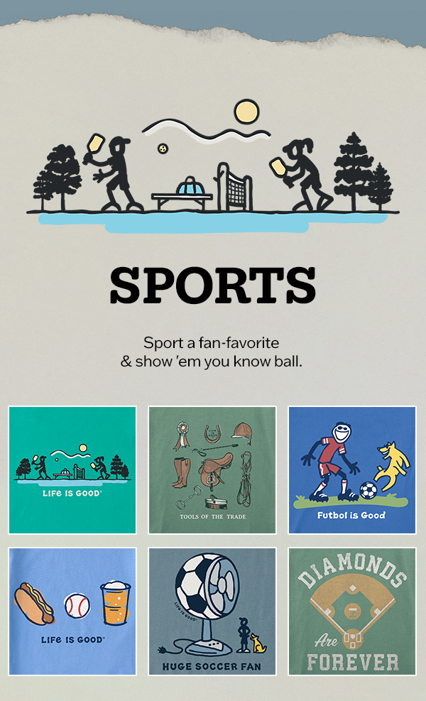Sport a fan-favorite sports tee.