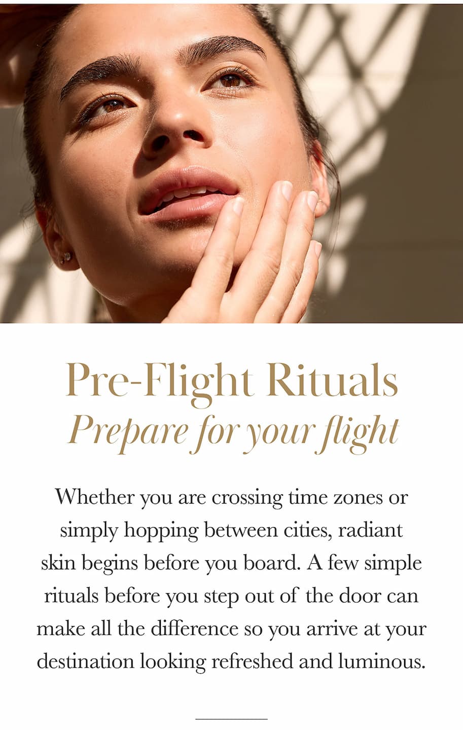 What your skin needs before you fly