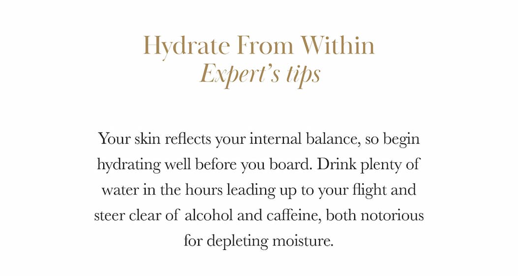 What your skin needs before you fly