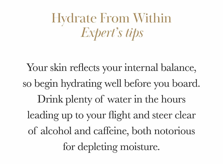 What your skin needs before you fly