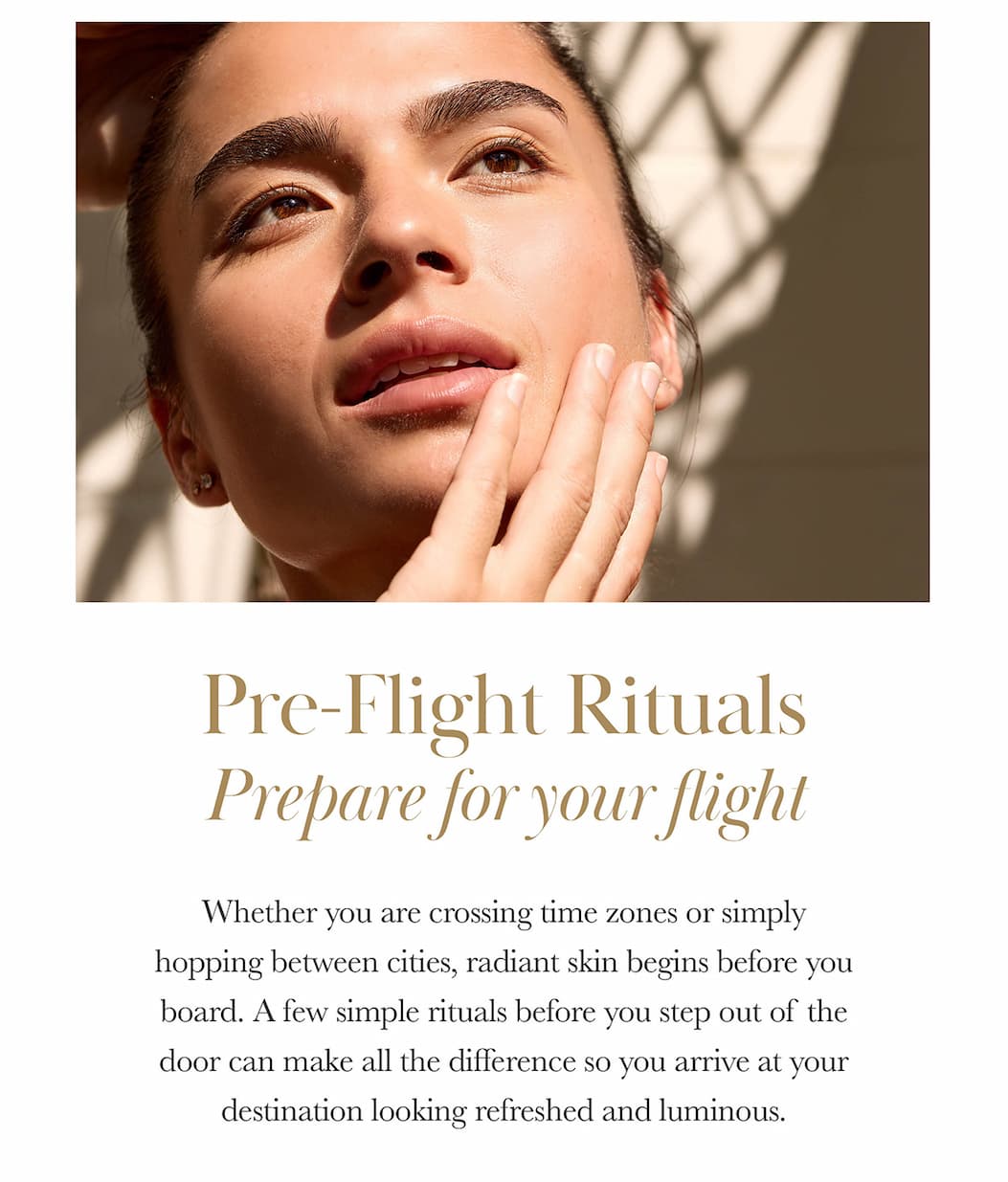 What your skin needs before you fly