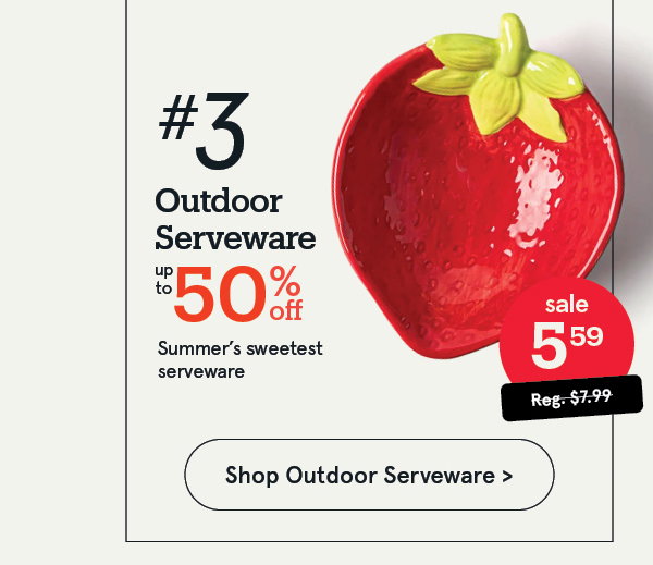 Outdoor Serveware