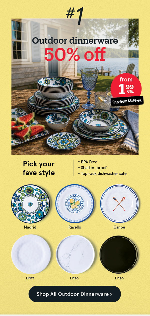 Outdoor Dinnerware