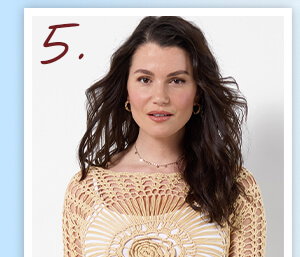 Beautifully Boho Crochet Top
