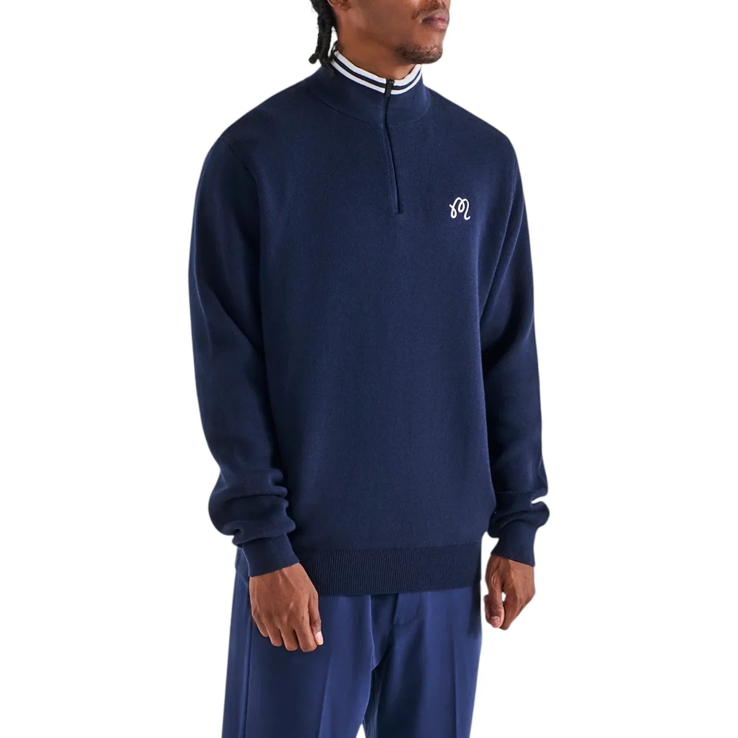 Image of Malbon Sorrel Sweater - Navy