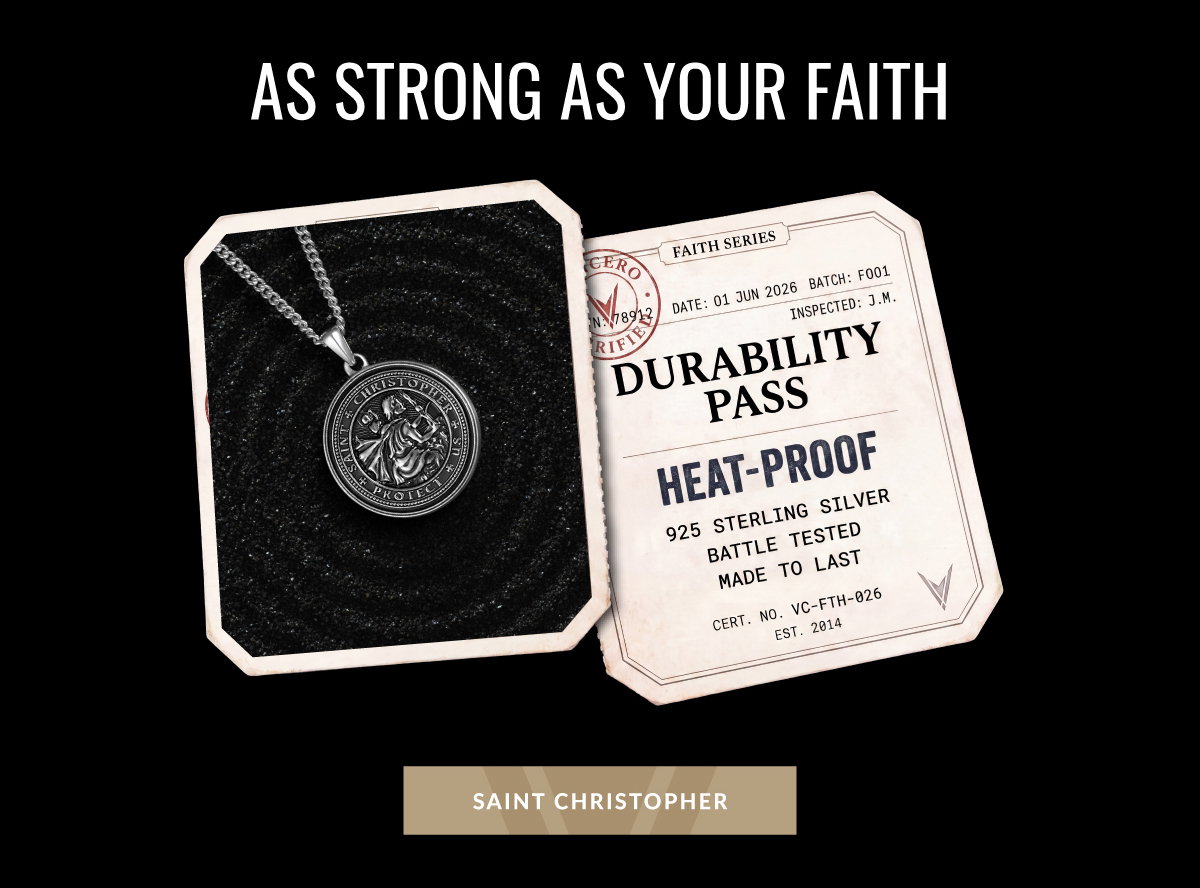 AS STRONG AS YOUR FAITH SAINT CHRISTOPHER