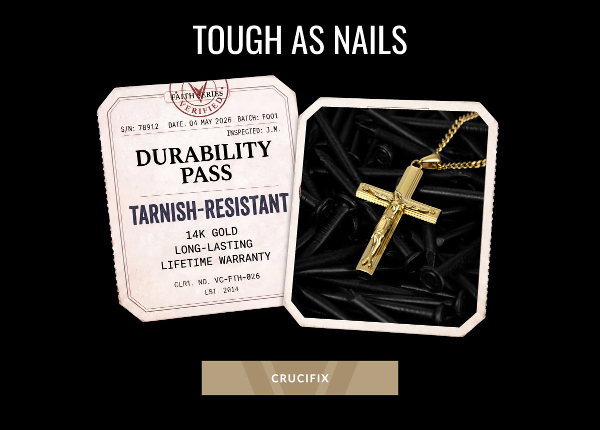 TOUGH AS NAILS CRUCIFIX