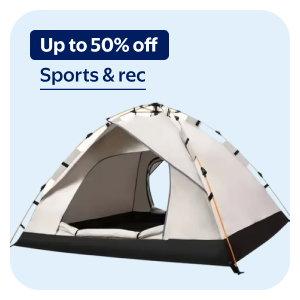 Up to 50% off - Sports & rec