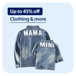 Up to 45% off - Clothing & more