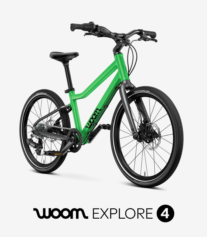 woom EXPLORE 4 in jungle green