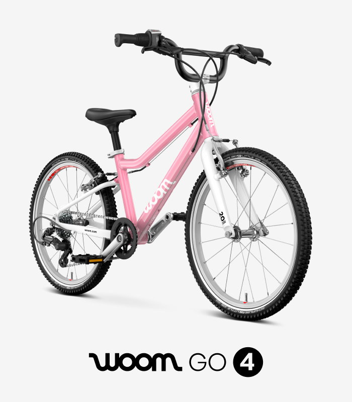 woom GO 4 in powder pink