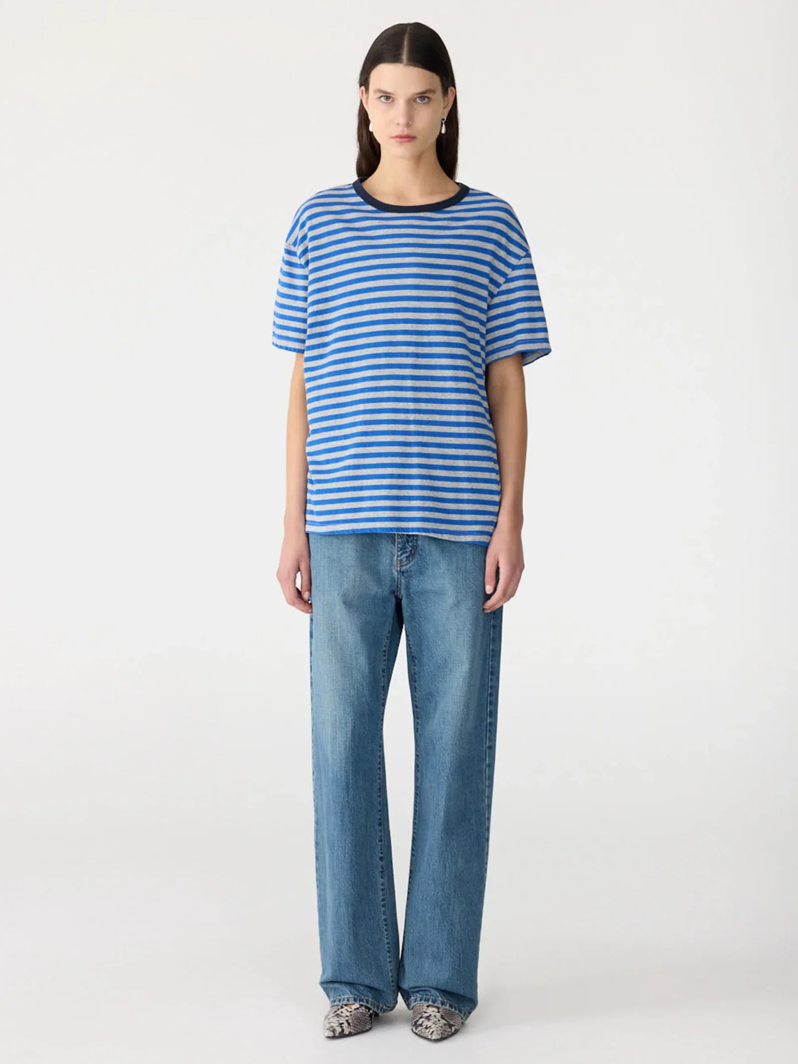 Image of Stripe Boyfriend T-Shirt