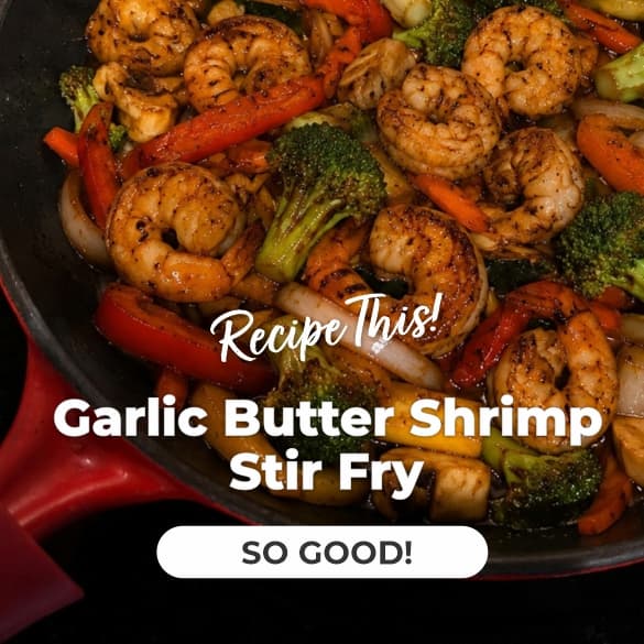 Sheryl and Nick Shenefelt, Shrimp Stir Fry