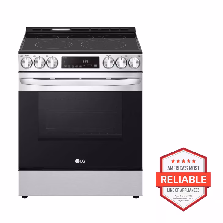 6.3 cu. ft. Smart Electric Slide-in Range with Convection, Air Fry & EasyClean®
